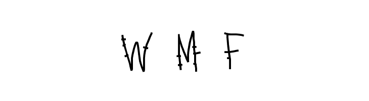 PWLettresbarres  Free Fonts Download