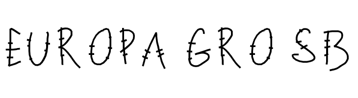 PWLettresbarres  Free Fonts Download