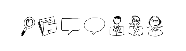 SketchIconsbold  Free Fonts Download