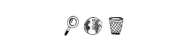 SketchIconsbold  Free Fonts Download