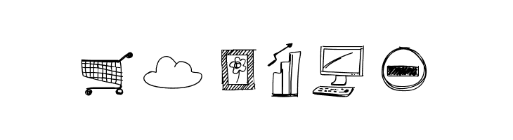 SketchIconsbold  Free Fonts Download