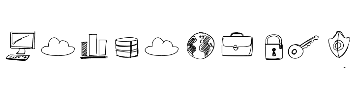 SketchIconsbold  Free Fonts Download