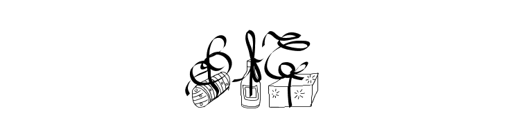 PWChristmasGifts  Free Fonts Download
