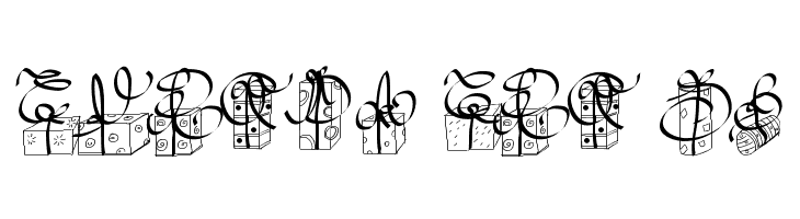 PWChristmasGifts  Free Fonts Download