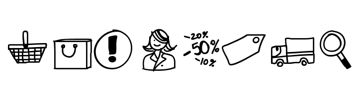 PeaxDrawnIcons  Free Fonts Download