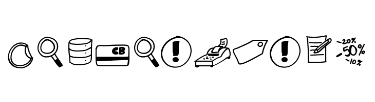 PeaxDrawnIcons  Free Fonts Download