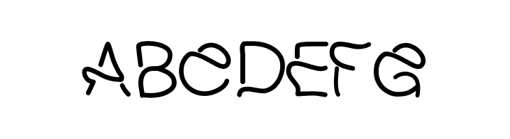 ABCDEFG PWInfinity Font