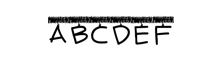 PWTinselLetters  Free Fonts Download