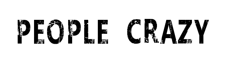 White funky rabbit  Free Fonts Download