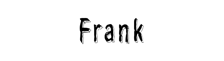 Frank Last living souls Shadow Font