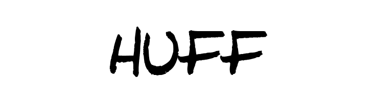 HUFF j.d. Font