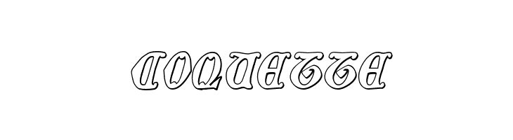 Westdelphia 3D Italic  Free Fonts Download