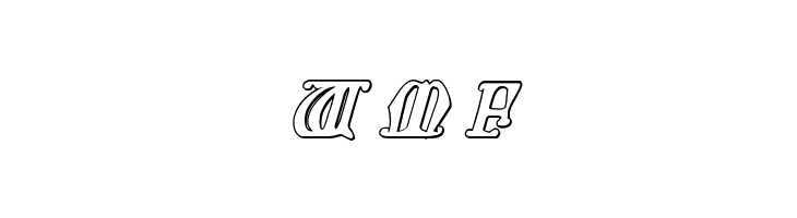 Westdelphia 3D Italic  Free Fonts Download