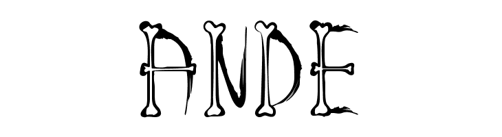 inkandbones  Free Fonts Download