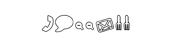 Web Tools Outline  Free Fonts Download