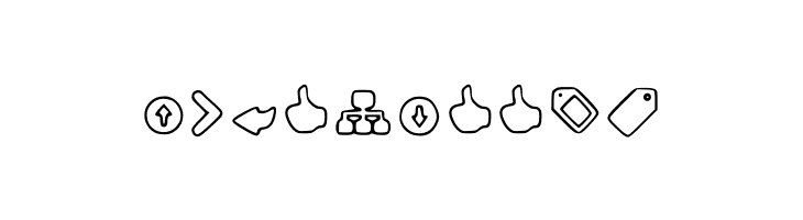 Web Tools Outline  Free Fonts Download
