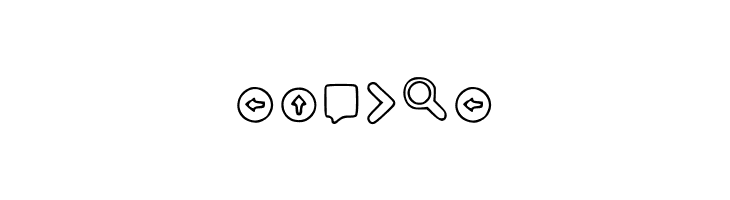 Web Tools Outline  Free Fonts Download