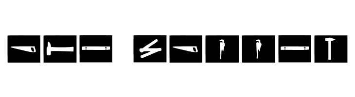 Carpenter Tools  Free Fonts Download