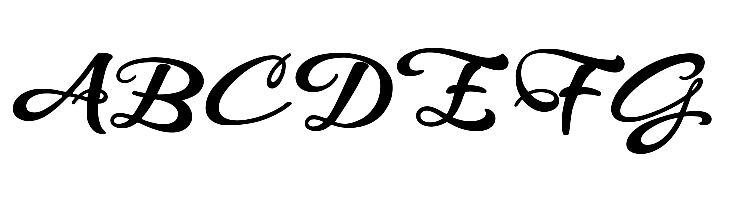 ABCDEFG WHISPERS CALLIGRAPHY_DEMO_sinuous_BOLD Font