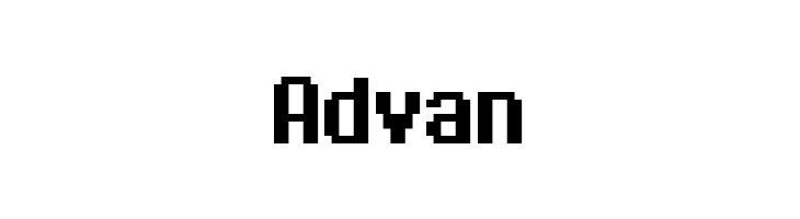 Advan Determination Sans Web Regular Font