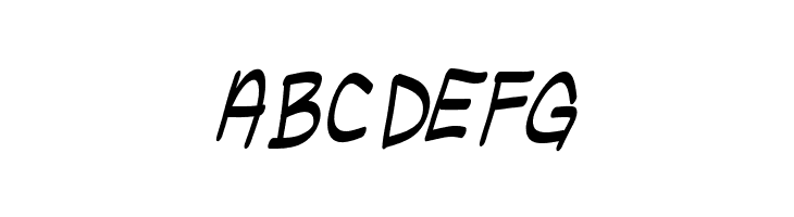 UglyKids-Italic  Free Fonts Download