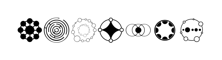 Crop Circle Dingbats  Free Fonts Download