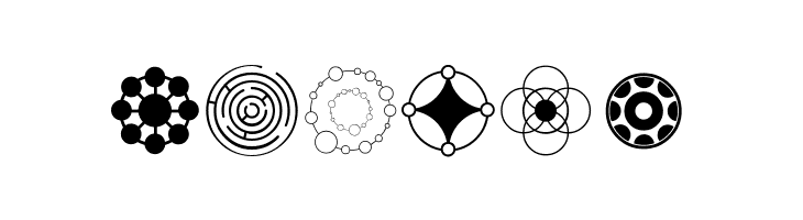 Crop Circle Dingbats  Free Fonts Download