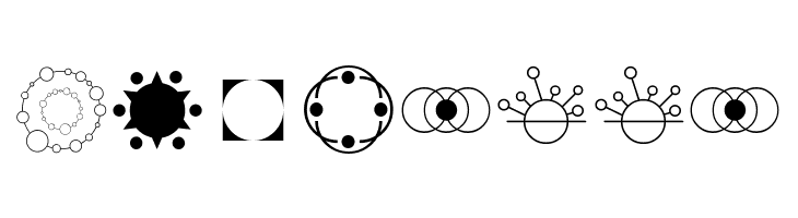 Crop Circle Dingbats  Free Fonts Download