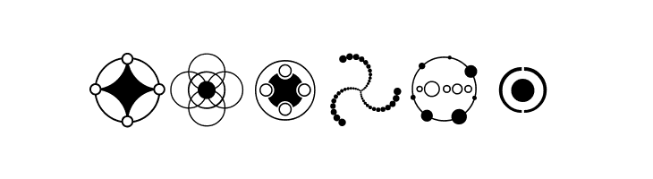 Crop Circle Dingbats  Free Fonts Download
