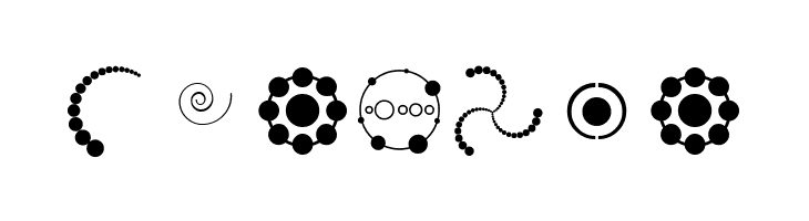 Crop Circle Dingbats  Free Fonts Download