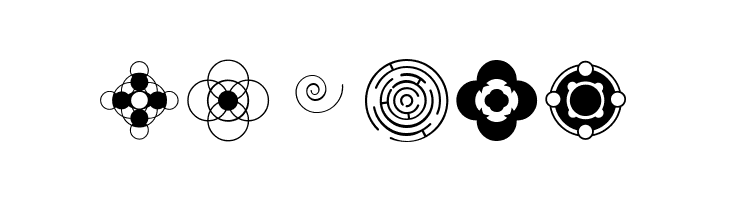 Crop Circle Dingbats  Free Fonts Download