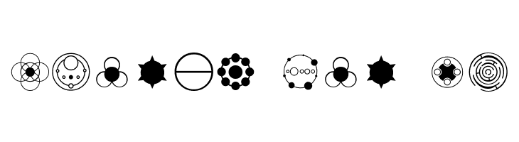 Crop Circle Dingbats  Free Fonts Download