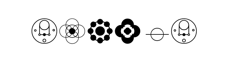Crop Circle Dingbats  Free Fonts Download