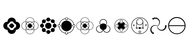 Crop Circle Dingbats  Free Fonts Download