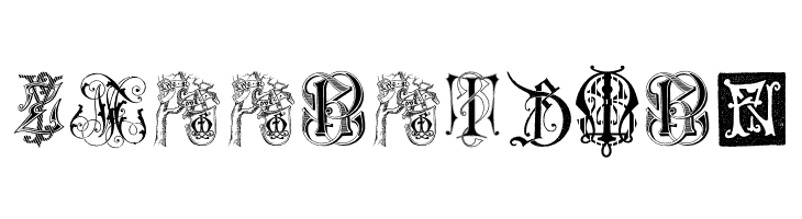 Intellecta Monograms Random Samples Seven  Free Fonts Download