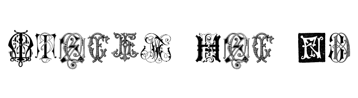 Intellecta Monograms Random Samples Seven  Free Fonts Download