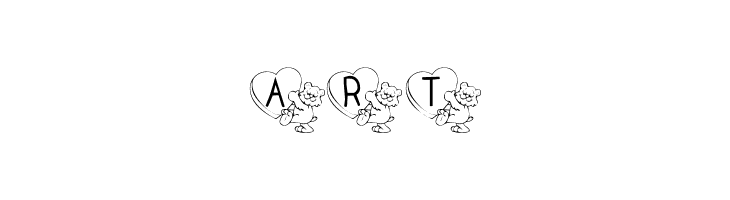 KR Valentine Teddy  Free Fonts Download