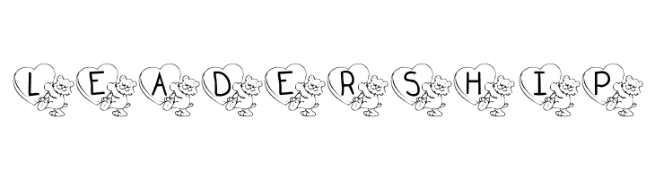 KR Valentine Teddy  Free Fonts Download