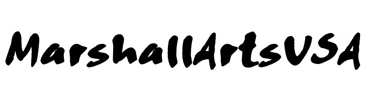 MarshallArtsUSA SkitserCartoon Font
