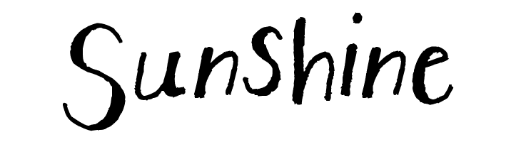 Sunshine Stretchy PANTS Font