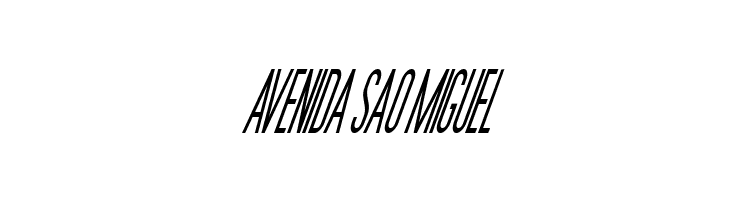 Movie Poster Condensed Italic  Free Fonts Download