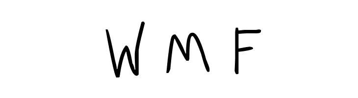 D*H Hand Scribblies  Free Fonts Download