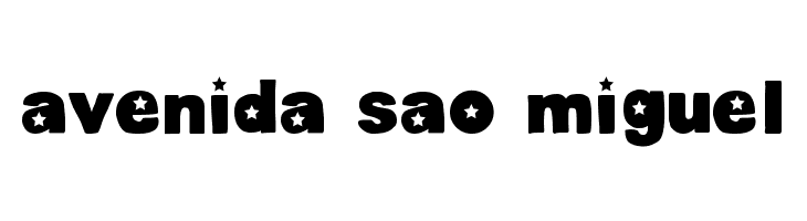 DJB Cutouts-Stars Bold  Free Fonts Download