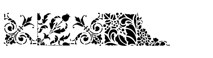Vintage Decorative Corners 17  Free Fonts Download