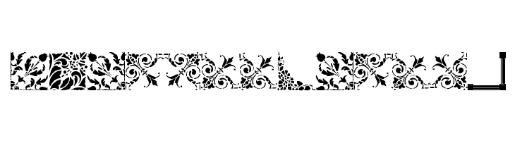 Vintage Decorative Corners 17  Free Fonts Download