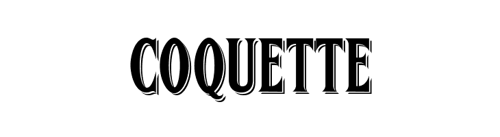 FHA Condensed French Shaded NC  Free Fonts Download