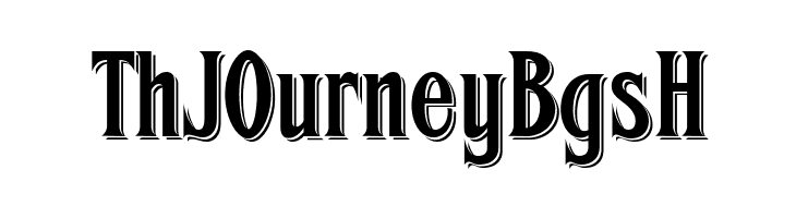 FHA Condensed French Shaded NC  Free Fonts Download