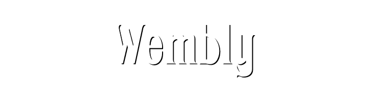 FHACondensedFrenchShadeNC  Free Fonts Download