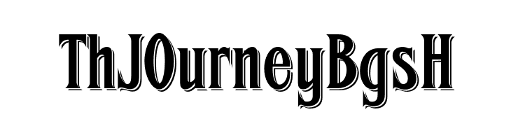 FHACondensedFrenchShadedNC  Free Fonts Download