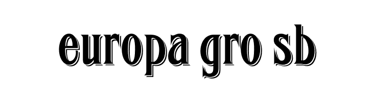 FHACondensedFrenchShadedNC  Free Fonts Download